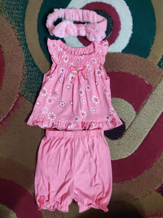 Jama Set for Baby Girls with (Head band ) | Daraz.com.np