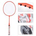 LKPCIGCXM Badminton Rackets for Children,Shuttlecocks Racquet Sports Set with 2 Balls for Kids Players Indoor Outdoor Sport Orange. 