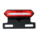 Ebike Tail Light LED Safety Warning Rear Lamp for Electric Bicycle Waterproof SM Connector. 