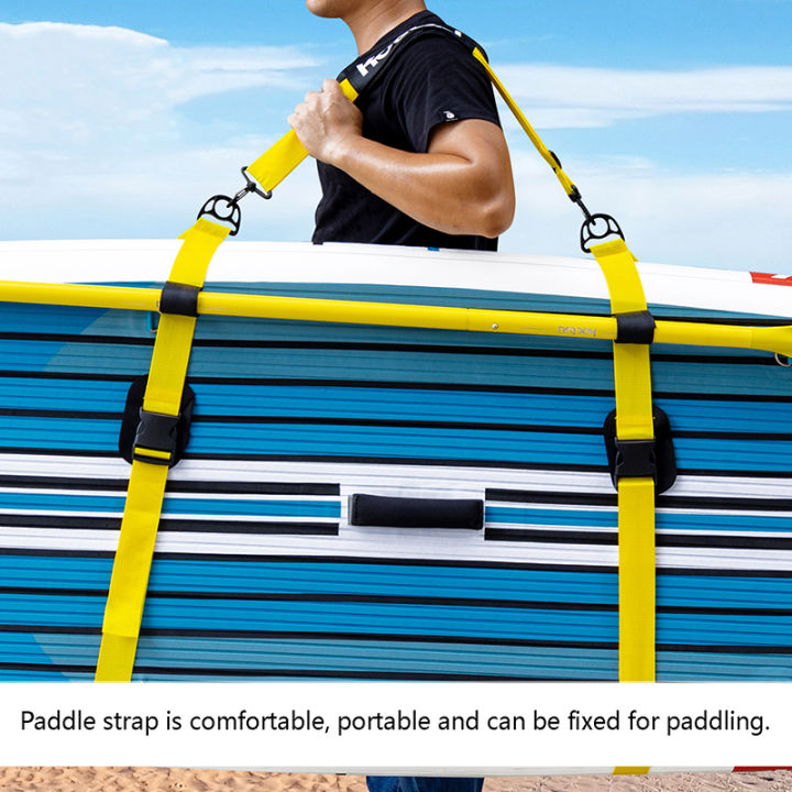Adjustable%20Surfboard%20Shoulder%20Strap%20Carry%20Sling%20Stand%20Up%20Paddleboard%20Surf%20Board%20Surf%20Fins%20Paddle%20Wakeboard%20Surfing%20Kayak%20Tool%20-%20Image%202