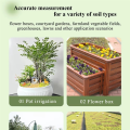 NCANRUI Tuya Zigbee Wireless Soil Intelligent Temperature Humidity Tester Mobilephone APP Real Time for Garden Farmland Planting. 