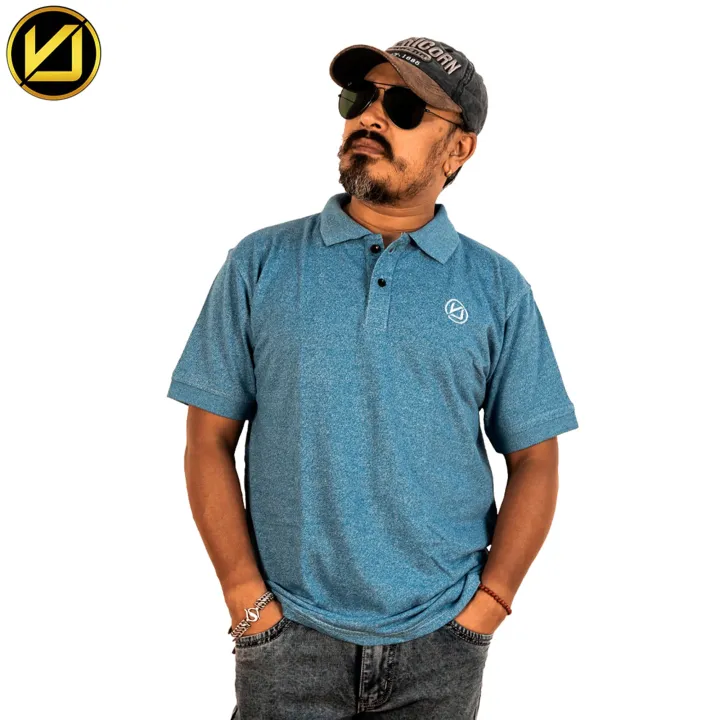 VIRJEANS%20(VJC743)%20Polo%20Neck%20T-Shirt%20For%20Men%20%E2%80%93Sky%20Blue%20-%20Image%202