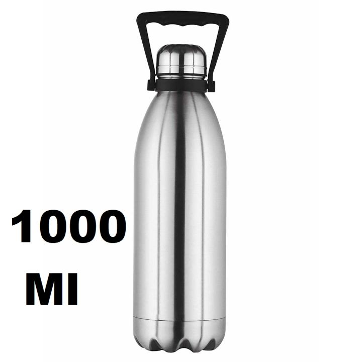1000 Ml Stainless Steel Insulated Water Bottle 1 Liter | Thermos Flask 1 Liter | Hot Or Cold Steel Water Bottle 1 Liter | Food Grade Or BPA Free Insulated Water Bottle For Kids, Thermos