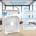 Mini Air Cooler Fan plus Humidifier - Air Conditioner With Water and Ice Compartment. 