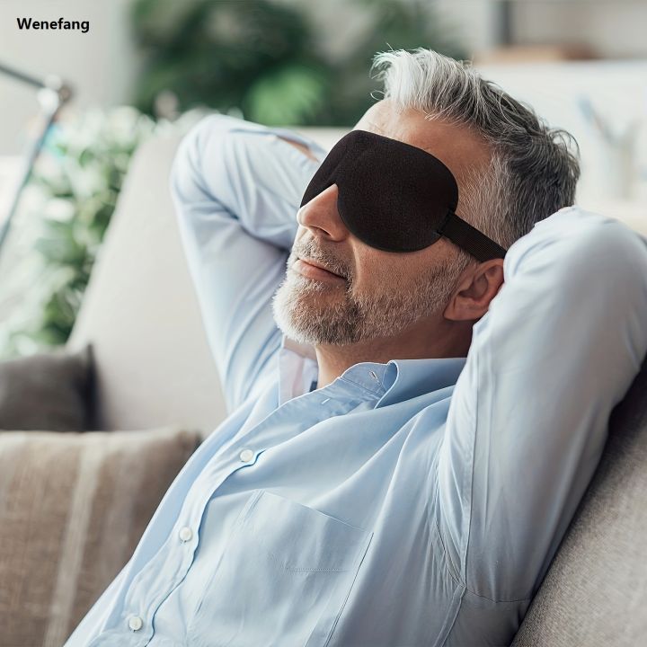 Wenefang%201pc%20Sleep%20Mask%20for%20Back%20Side%20Sleeper,100%25%20Blackout%203D%20Luxury%20Eye%20Mask%20for%20Sleeping,%20Night%20Blindfold%20for%20Men%20Women%20-%20Image%204
