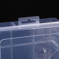 Transparent Plastic Storage Box For Small Component Jewelry Tool Box Bead Pills Organizer Nail Art Tip Case Container. 