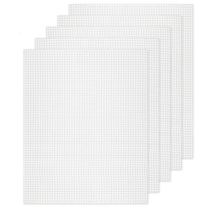 10PCS Mesh Plastic Canvas Sheets 19.6x13 Inch for Embroidery Crafting