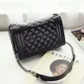 Side Bag Ladies Crossbody Bag Trendy Box Bag Shoulder Bag Available With Chain. 