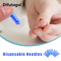 Difutagui 2025 New Lancet Pen Adjustable Depth Blood Sampling Glucose Test Pen Lancing Device for Diabetics Blood Collect 50pcs. 