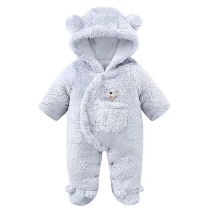 CozyKids%20-%20Baby%20Fleece%20Snowsuit%20Winter%20Warm%20Cartoon%20Bear%20Footie%20Romper%20Jumpsuit%20-%20Image%202