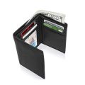 New Elegant Leather Slim Bifold Wallet for Men - Classic Plain Design with Card Holder and  Pocket. 