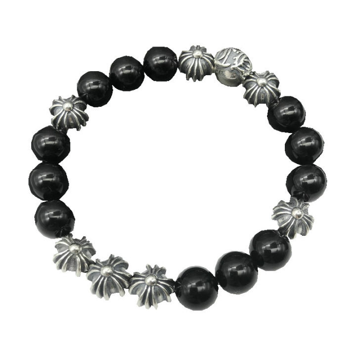 %E3%80%90New%20arrival%E3%80%91High%20Version%20CH%20Natural%20Obsidian%20Eight%20Silver%20Beads%20Bracelet%20Retro%20Thai%20Silver%20Cross%20Bracelet%20for%20Men%20and%20Women%20-%20Image%205
