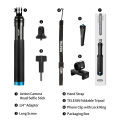 MengshanHot Selling Insta360 DJI Stand Mobile Tripod ° 360 Suitable for Telesin GoPro Selfie Stick Rotation Foldable Stand Aluminum Alloy Monopod Fit. 