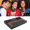 M9 Multi-Function Sound Card Mixer - Professional Audio Mixing Console with Bluetooth, Live Broadcast Mode, and Voice Effects for Phones & PCs. 