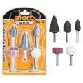 Ingco 5Pcs Accessories For Die Grinder (AKB0501). 
