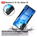 Bumper Case for Realme 5 / 5s / 5i / C3 / Narzo 10A - 360 Degree Protection | Protective Design | Transparent Back Cover. 