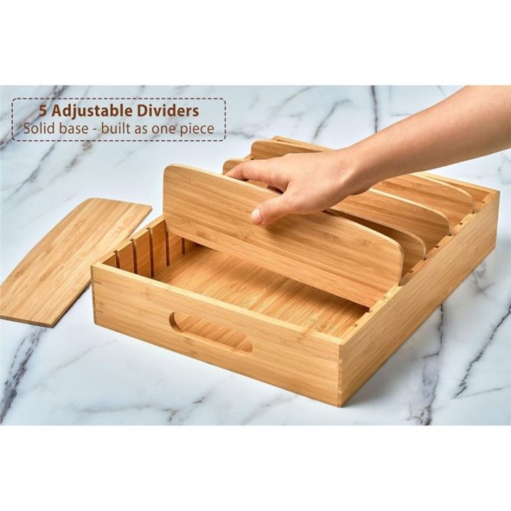 Kitchen%20Cabinet%20Organizer%20Container%20Lids%20Bamboo%20Drawer%20Box%20with%20Adjustable%20Dividers,%20Kitchen%20Storage%20and%20Organization%20-%20Image%206
