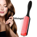 Difutagui Denman Hair Styling Comb 9-Rows Removable Smooth Brush Detangling Bargain price Curly Straight Wet Hair Washable Scalp Massage Treatments. 