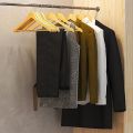 Natural Wood Clothes Hangers Suitable for Coat, Jacket, Suit, Sweater And Space Saving Wardrobe (12 Pieces). 