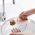 Bathroom Toilet Cleaning Magic Sponge/Glass Wall Cleaning Bath Brush Handle Sponge. 