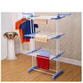 3 Layer Cloth Drying Stand Hanger Organizer Shelf Space. 