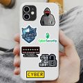 Artsy Home New 25/50pcs Cybersecurity & Hacker Themed Stickers for Laptop/Phone Skin Decals. 