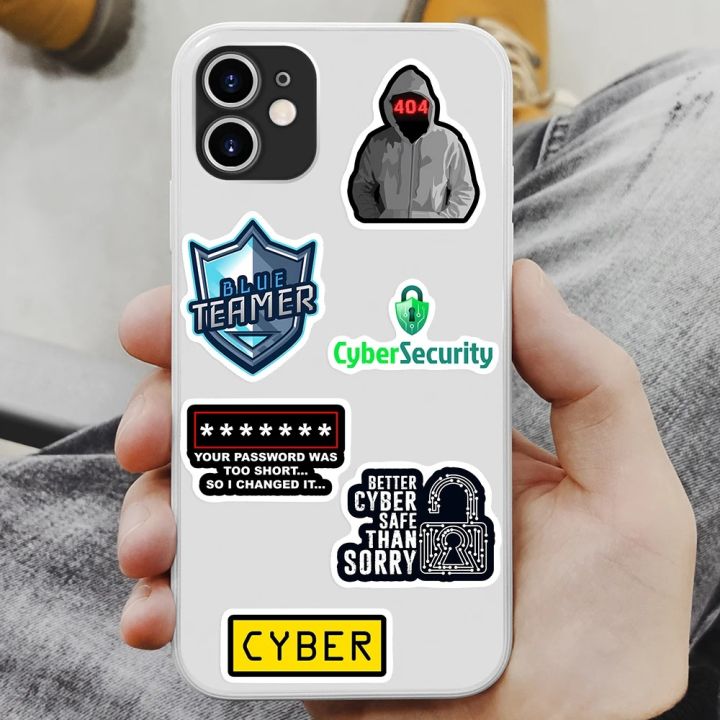 Artsy%20Home%20New%2025/50pcs%20Cybersecurity%20&%20Hacker%20Themed%20Stickers%20for%20Laptop/Phone%20Skin%20Decals%20-%20Image%204