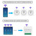 Vylon Szaoju 16A Wifi Mini Smart Switch Wireless DIY Light Switches 2 Way Control Smart Home Tuya Smart Life Alexa Alice Google Home. 