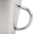 NAMUNY 340 Ml Stainless Steel Copper Plated Coffee Cup Double Layers 304 High Temperature Resistance Milk Tea Mug Silver. 