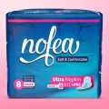 Nofea Soft And Comfortable Soft And Comfortable Ultra Thin Long Sanitary Pad (300MM -8 Packs). 