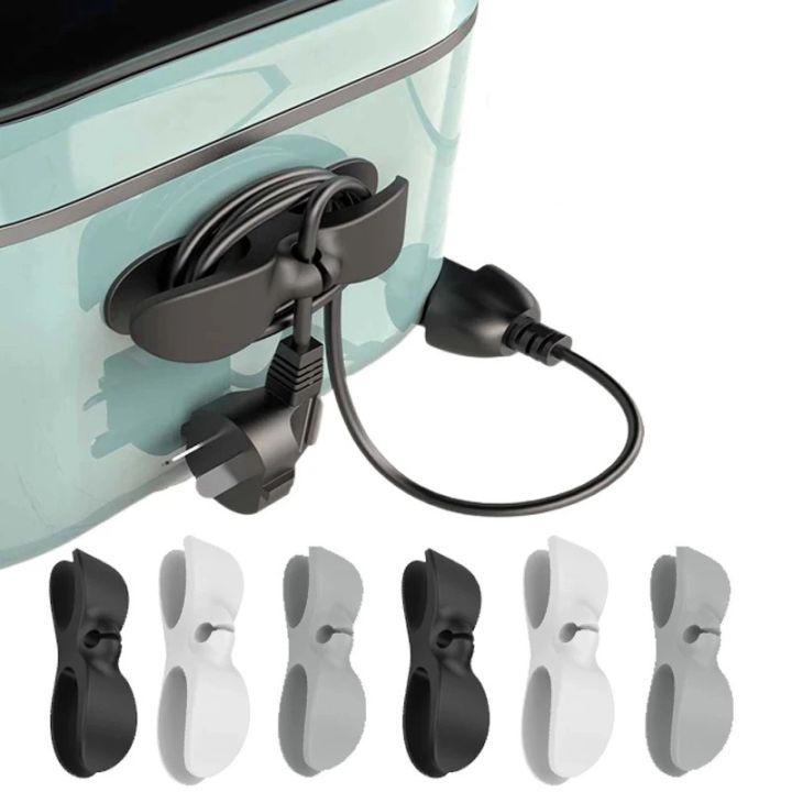 Kitchen Silicone Cord Cable Management Clips Holder/Air Fryer Coffee Machine Wire Fixer