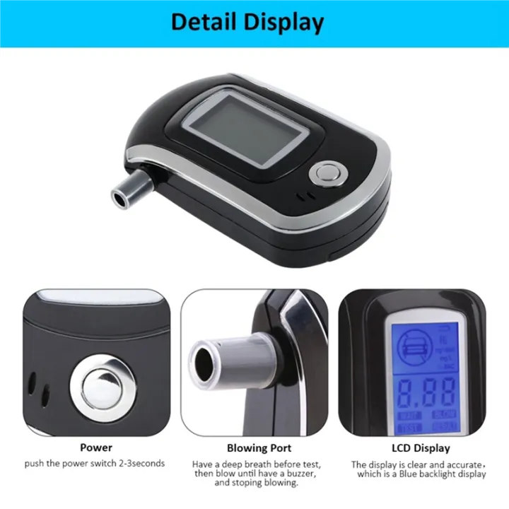 FORIDE%20AT6000%20Alcohol%20Tester%20with%2020%20Mouthpieces%20Professional%20Digital%20Breath%20Breathalyzer%20with%20LCD%20Display%20Screen%20-%20Image%204