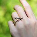 Difutagui New specials Kuololit Diaspore Gemstone Rings for Women Girls Solid Original 925 Sterling Silver Wedding Engagement Topaz Emerald Sapphire Ring. 