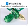 Oxygen Gas Bottle Regulators O2 Reducing Pressure Inhaler Acetylene Double Gauge Regulator Oxygen Tank Regulator. 