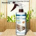 Wenefang 500ml liquid floor wax Hardwood Floor Cleaner Household Powerful Wood floor Luster Booster Natural Plant Oil wood waxing care. 