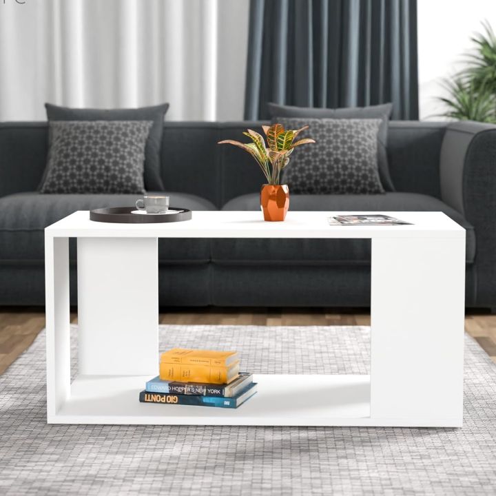 Tea Console kamakhya decor Coffee Center Sofa Tea Console Table with Storage for ...