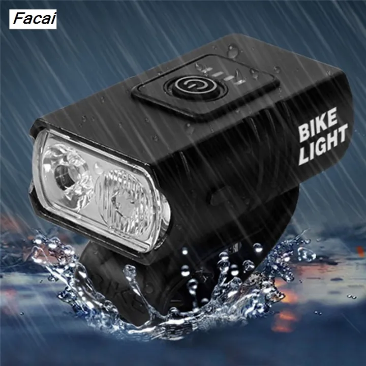 Facai%201200Ma%20Cycle%20Head%20Light%20Lamp%20T6%20Charged%20Quantity%20Display%20Portable%20Lamp%20Low%20and%20High%20Beam%20Mountain%20Bicycle%20Rechargeable%20-%20Image%202