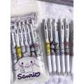 Sanrio Kuromi gel pen limited KT cat Hello Kitty cat black pen set cute jade cinnamon dog presses the pen to look good. 
