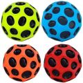 Super Bouncing Moon Crater Texture Fidget Ball Bounce Ball Anti Stress Ball Multicolor STANDARD SIZE  Premium Quality   New Update (PACK OF 1) MOON BALL MOONBALL New Update. 