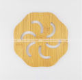 Hot Pot Stand /Mat(Wooden Bamboo Pattern) - For Simply Use in Kitchen and as Tableware. 