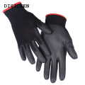 DISICHEN Hot Selling PU Nitrile Safety Coating Nylon Cotton Work Gloves Palm Coated Gloves Mechanic Working Protective Gloves Professional Supplies. 