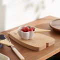 Ceramic Multipurpose with Handle Home Gift Beautiful Decorative Appetizer Tray Dessert Fruit Bowl Snack Serving Dish Seasoning Dish. 