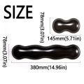 Easy To Clean Creative Clear Mouse Wrist Rest Transparent Ergonomic Silicone Gel Wrist Pad Effectively Comfortable Mouse Wrist Support Pad School. 