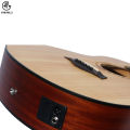 Manaslu Yatri EQ Spruce Semi Acoustic Travel Guitar with Package. 
