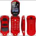 Folding Flip Keypad Mobile Phone - 1.77" Display, FM Radio, Dual SIM, Bluetooth Support. 