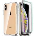 Shockproof Clear Phone Case For iPhone X/XS, Transparent Protection Back Cover. 