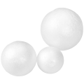 260 Pack Craft Foam Balls, 7 Sizes Including 1-4 Inch, Polystyrene Smooth Round Balls, Foam Balls for Arts and Crafts. 