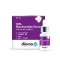The Derma Co 10% Niacinamide Face Serum For Acne Marks And Acne Prone Skin For Men and Women - 30 ml. 