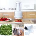 Chopper Pressing Cutter - Vegetable Food Onion Garlic Slicer Peeler Dicer Mincer. 