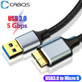 USB 3.0 Type A to Micro B Connector Cable 5Gbps 3A Fast Data Sync Cord USB C to Micro B Adapter External Hard Drive Disk Cable. 